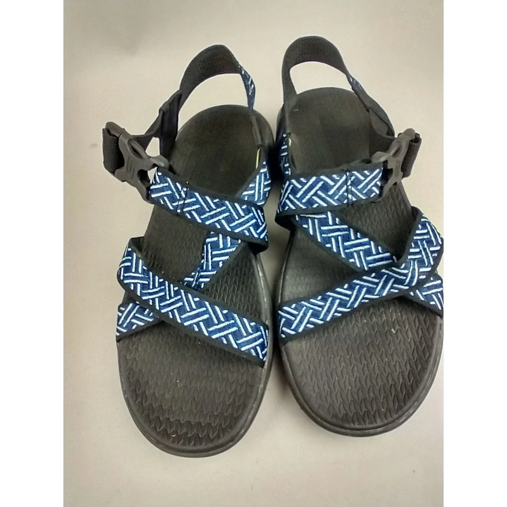 Skechers On the GO 400 Mens Sport Sandals Navy Blue Geometric SN‎ 51569 Size 9